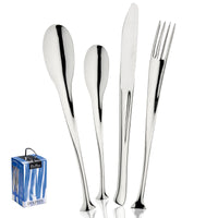 Pintinox Dolphin Servizio Posate In Acciaio Inox Set 24 Pz