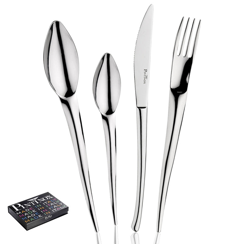 Pintinox Snake Servizio Posate In Acciaio Inox Set 24 Pz