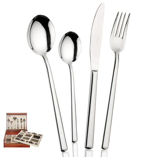 Pintinox Synthesis Servizio Posate In Acciaio Inox Set 126 Pz