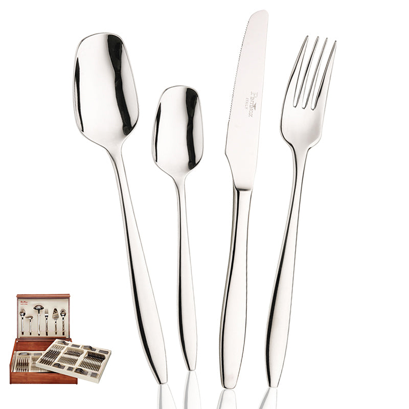 Pintinox Trend Servizio Posate In Acciaio Inox Set 126 Pz