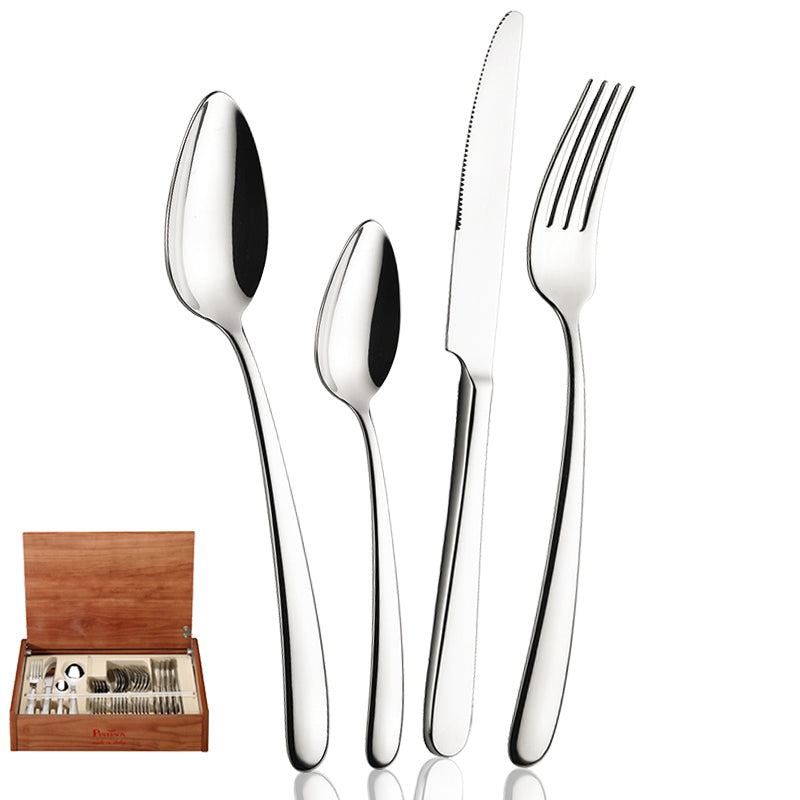 Pintinox Savoy Servizio Posate In Acciaio Inox Set 24 Pz