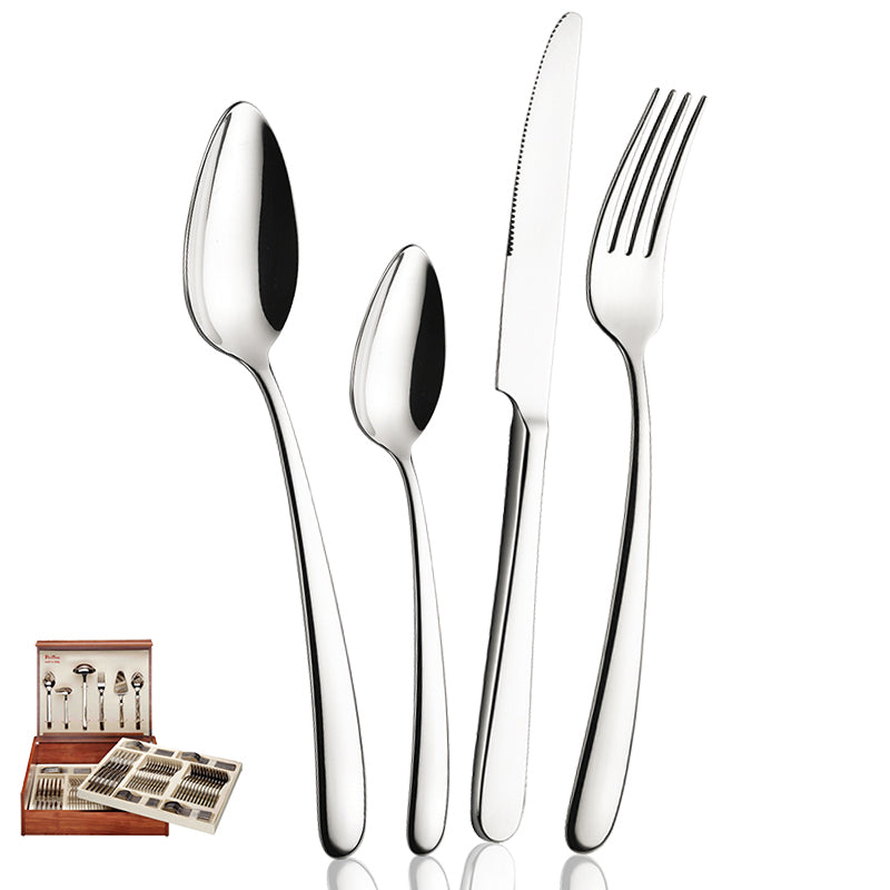 Pintinox Savoy Servizio Posate In Acciaio Inox Set 126 Pz