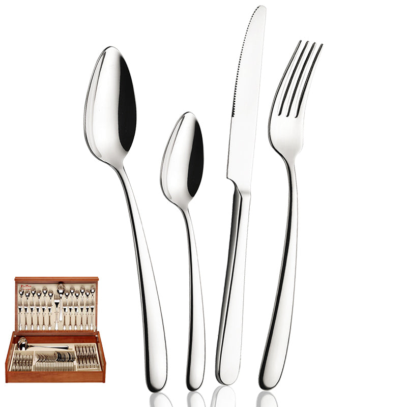 Pintinox Savoy Servizio Posate In Acciaio Inox Set 75 Pz