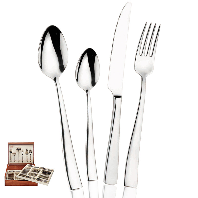 Pintinox Palace Servizio Posate In Acciaio Inox Set 126 Pz