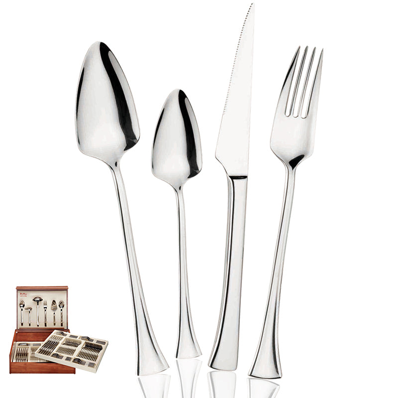 Pintinox Liberty Servizio Posate In Acciaio Inox Set 126 Pz