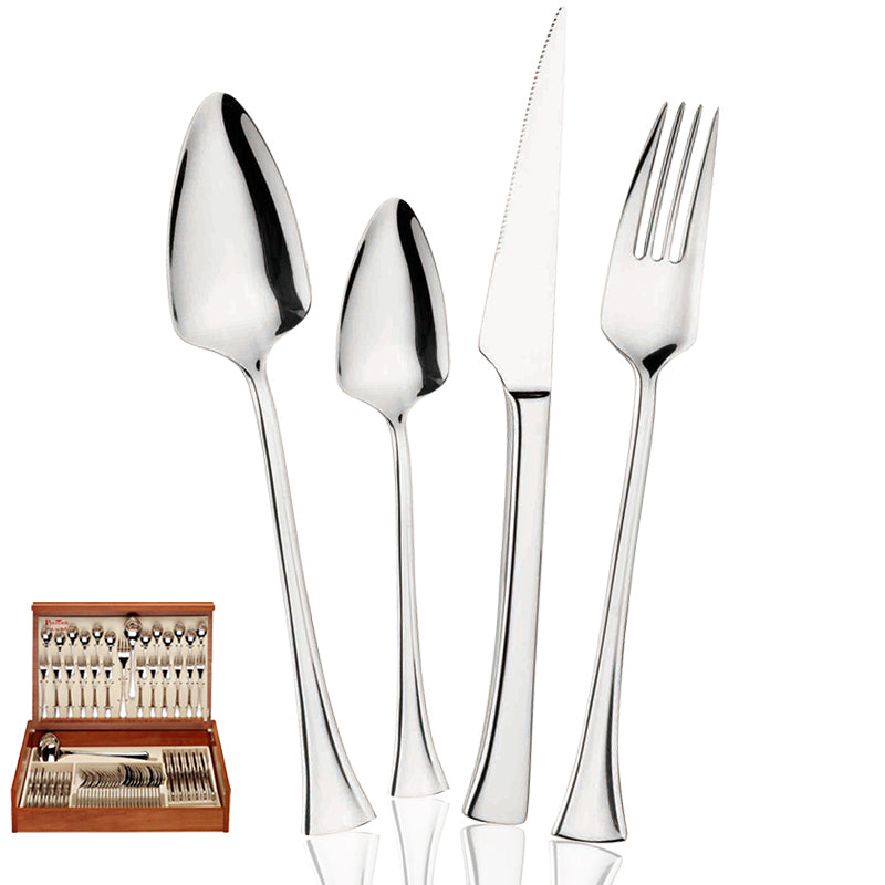 Pintinox Liberty Servizio Posate In Acciaio Inox Set 75 Pz