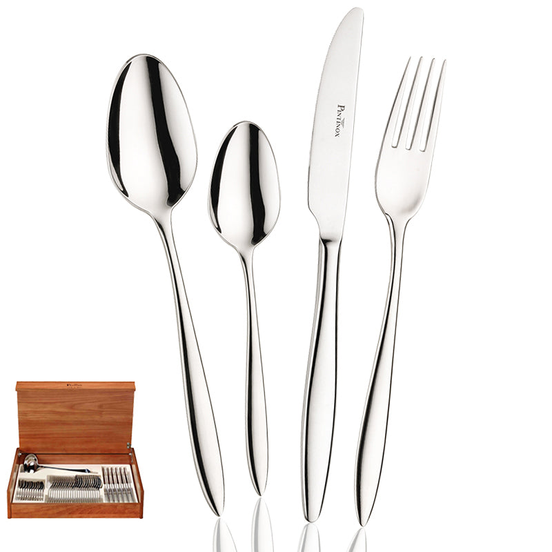 Pintinox Romanino Servizio Posate In Acciaio Inox Set 49 Pz