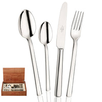 Pintinox Millenium Servizio Posate In Acciaio Inox Set 24 Pz