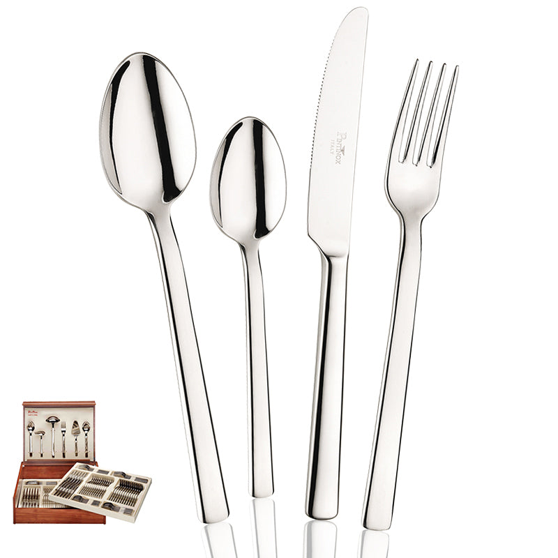 Pintinox Millenium Servizio Posate In Acciaio Inox Set 126 Pz