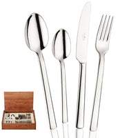 Pintinox Millenium Servizio Posate In Acciaio Inox Set 24 Pz