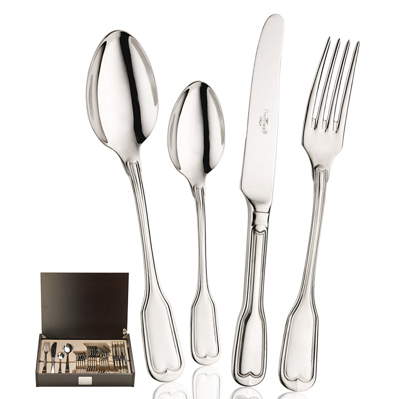 Pintinox Vittoriale Servizio Posate In Acciaio Inox Set 24 Pz