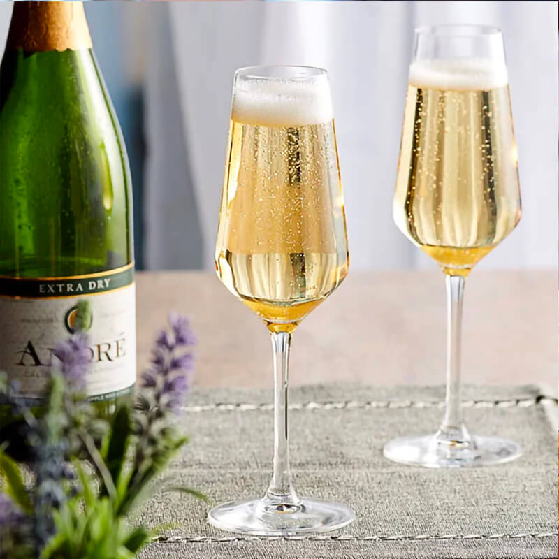 23 Cl Arcoroc Juliette Calice Flute In Vetro Set 6 Pezzi