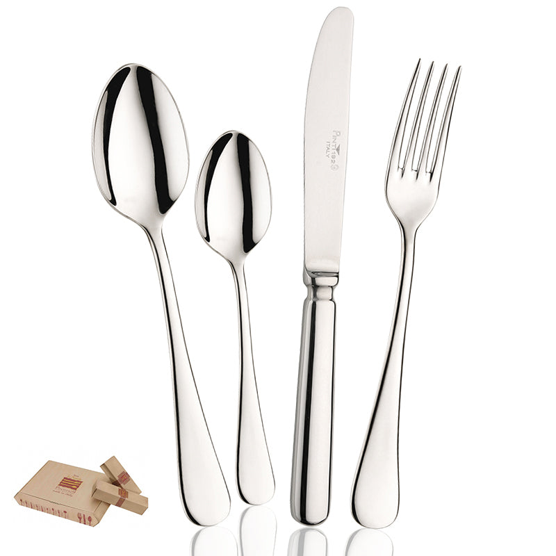Pintinox Pitagora Servizio Posate In Acciaio Inox Set 75 Pz