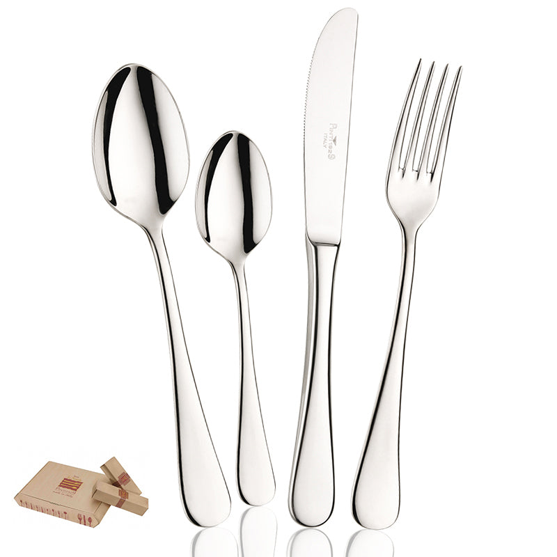 Pintinox Pitagora Servizio Posate In Acciaio Inox Set 75 Pz