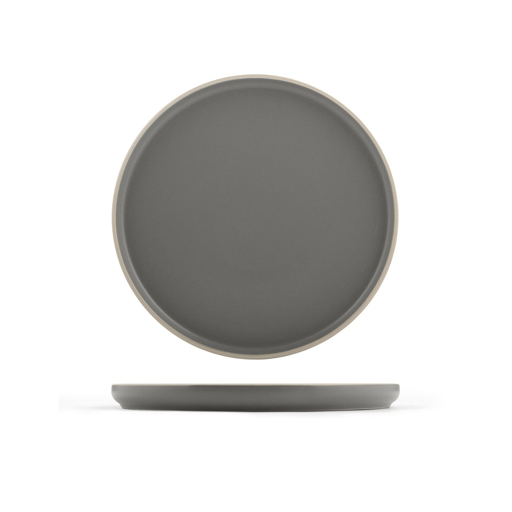 H&H Bergen Servizio Piatti In Stoneware - Set 18 Pz