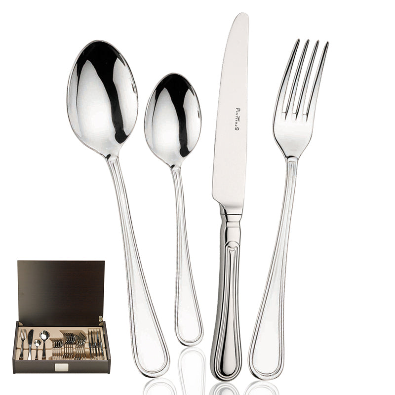 Pintinox Byron Servizio Posate In Acciaio Inox Set 24 Pz