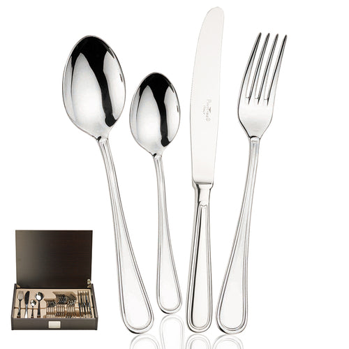 Pintinox Byron Servizio Posate In Acciaio Inox Set 24 Pz