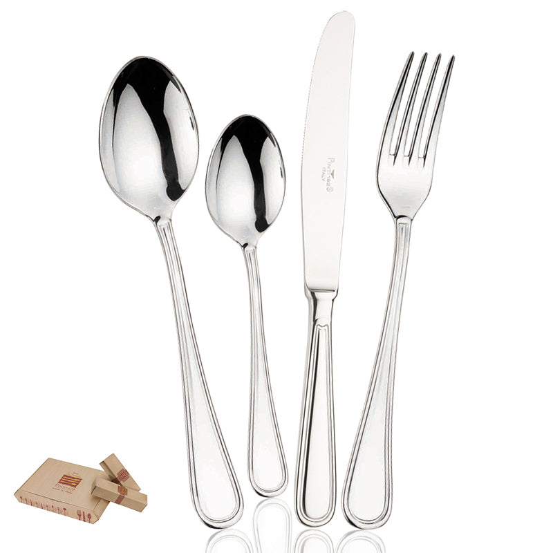 Pintinox Byron Servizio Posate In Acciaio Inox Set 75 Pz