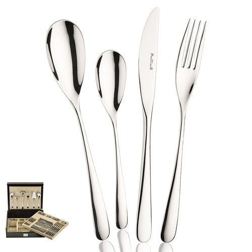 Pintinox Swing Servizio Posate In Acciaio Inox Set 126 Pz