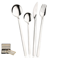 Pintinox Tecna Servizio Posate In Acciaio Inox Set 75 Pz