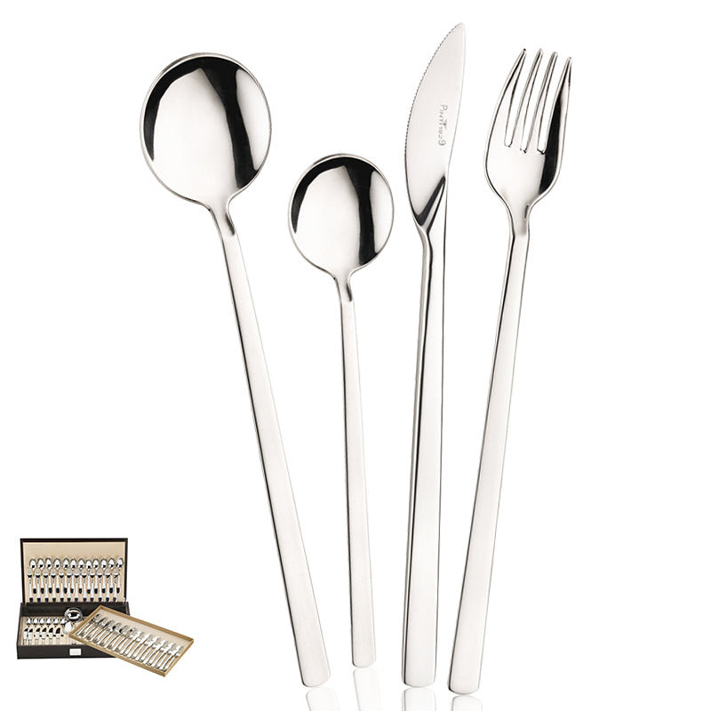 Pintinox Tecna Servizio Posate In Acciaio Inox Set 75 Pz