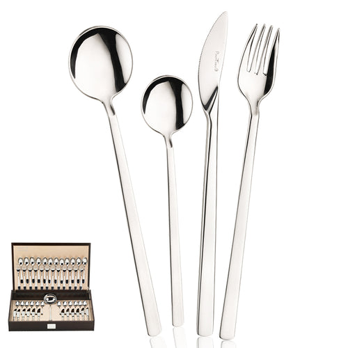 Pintinox Tecna Servizio Posate In Acciaio Inox Set 49 Pz