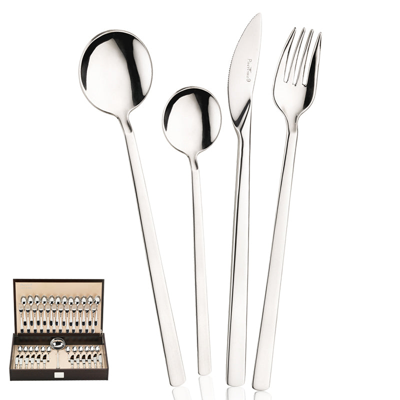 Pintinox Tecna Servizio Posate In Acciaio Inox Set 49 Pz