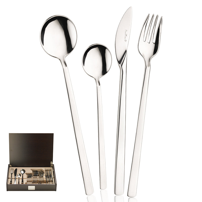 Pintinox Tecna Servizio Posate In Acciaio Inox Set 24 Pz