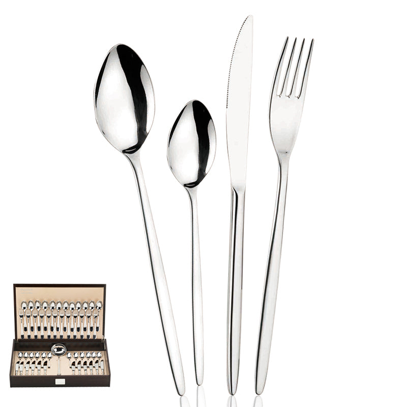 Pintinox Olivia Servizio Posate In Acciaio Inox Set 49 Pz