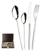 Pintinox Olivia Servizio Posate In Acciaio Inox Set 24 Pz