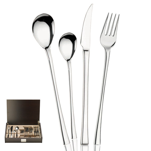 Pintinox Concept Servizio Posate In Acciaio Inox Set 24 Pz