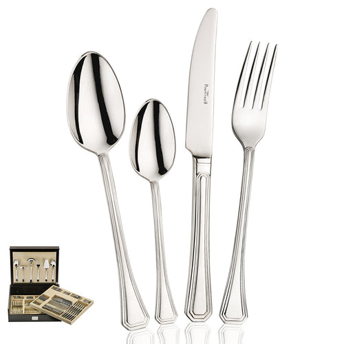 Pintinox Octavia Servizio Posate In Acciaio Inox Set 126 Pz