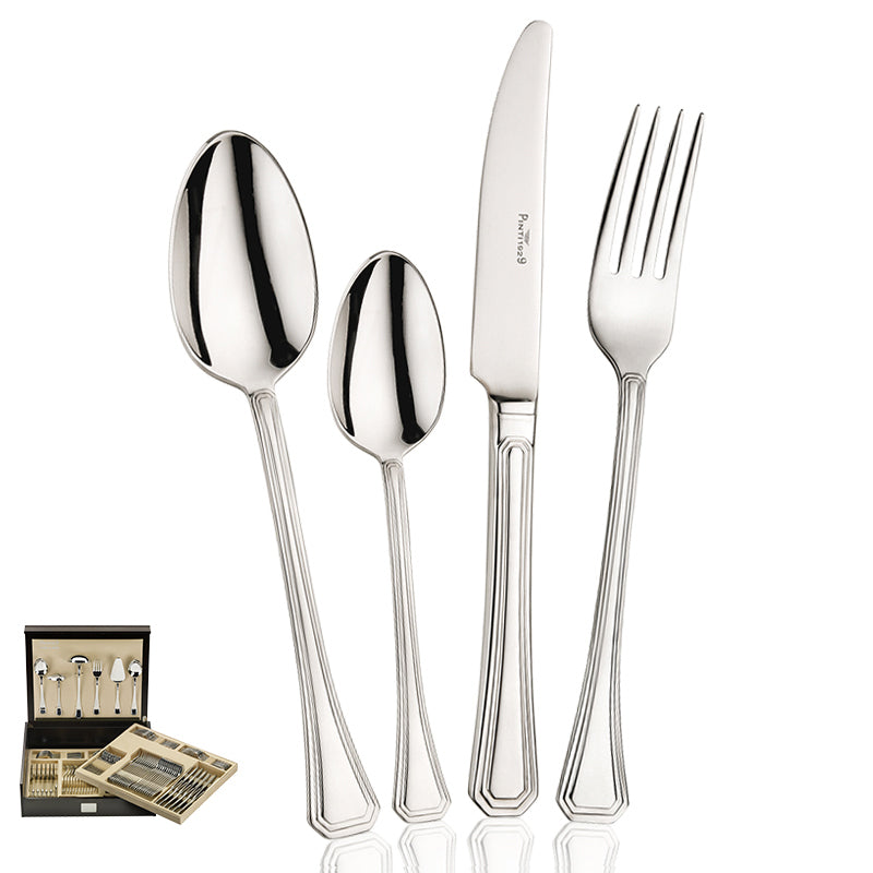 Pintinox Octavia Servizio Posate In Acciaio Inox Set 126 Pz