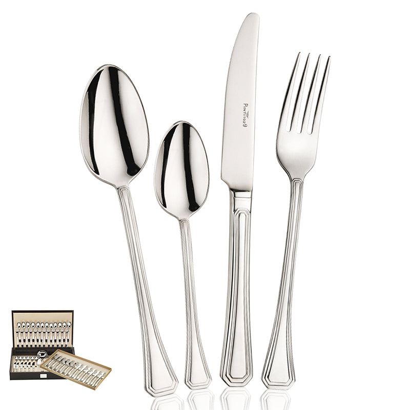 Pintinox Octavia Servizio Posate In Acciaio Inox Set 75 Pz
