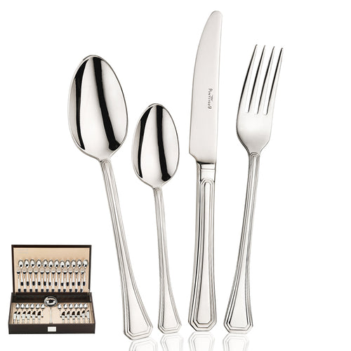 Pintinox Octavia Servizio Posate In Acciaio Inox Set 49 Pz