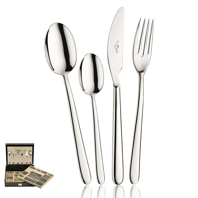 Pintinox Privilege Servizio Posate In Acciaio Inox Set 126 Pz