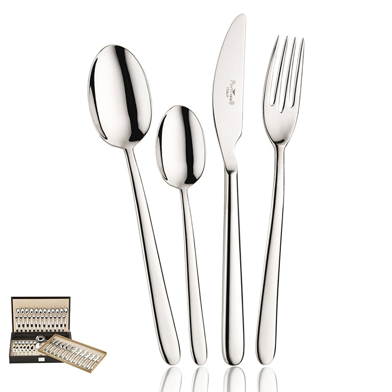 Pintinox Privilege Servizio Posate In Acciaio Inox Set 75 Pz