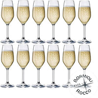 24 Cl Bormioli Rocco Divino Calice Flute In Vetro Set 12 Pezzi