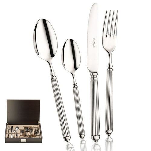 Pintinox Ellade Servizio Posate In Acciaio Inox Forgiato Set 24 Pz