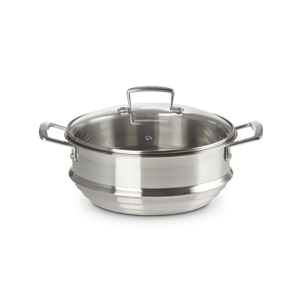 Le Creuset Acciaio Inox Cestello Cottura A Vapore In Acciaio Inox