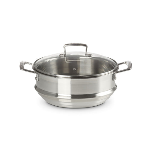 Le Creuset Acciaio Inox Cestello Cottura A Vapore In Acciaio Inox