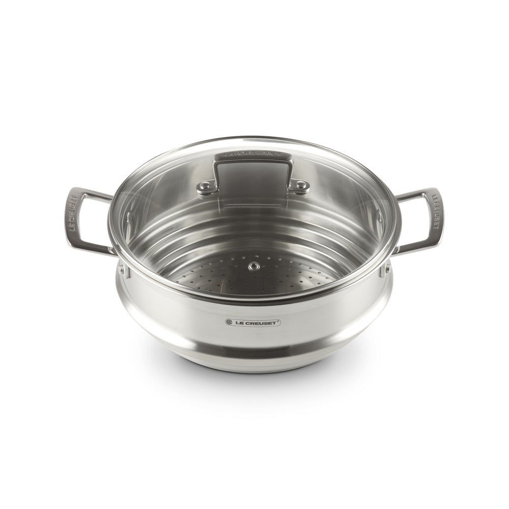 Le Creuset Acciaio Inox Cestello Cottura A Vapore In Acciaio Inox