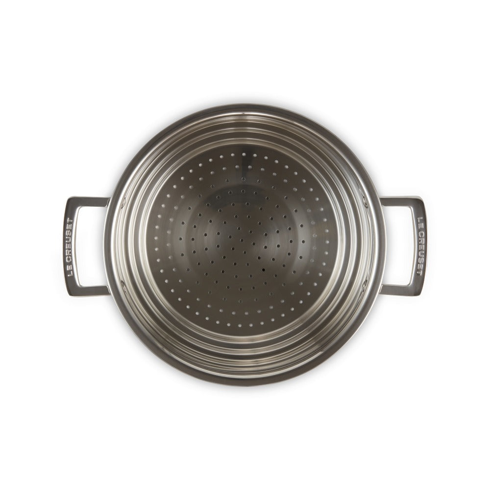 Le Creuset Acciaio Inox Cestello Cottura A Vapore In Acciaio Inox