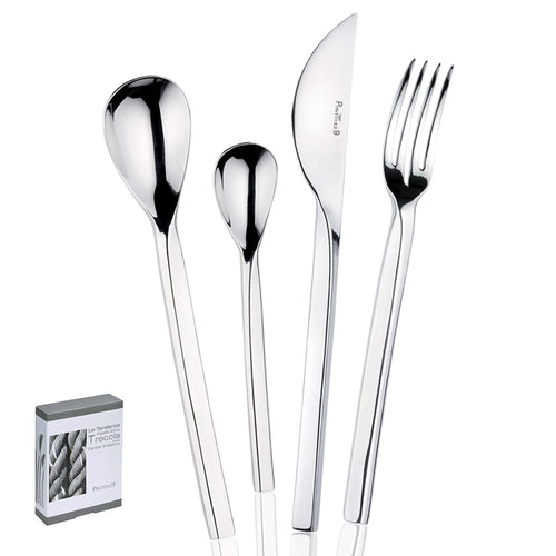 Pintinox Treccia Servizio Posate In Acciaio Inox Forgiato Set 24 Pz