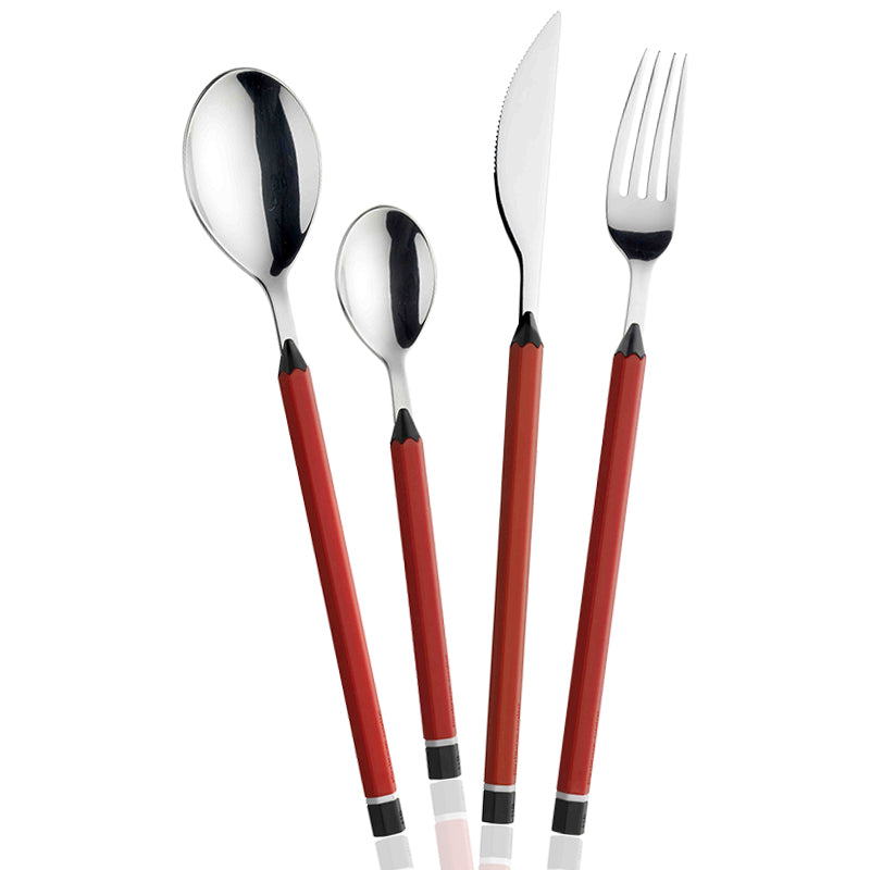 Pintinox Matite Servizio Posate In Acciaio Inox Set 24 Pz