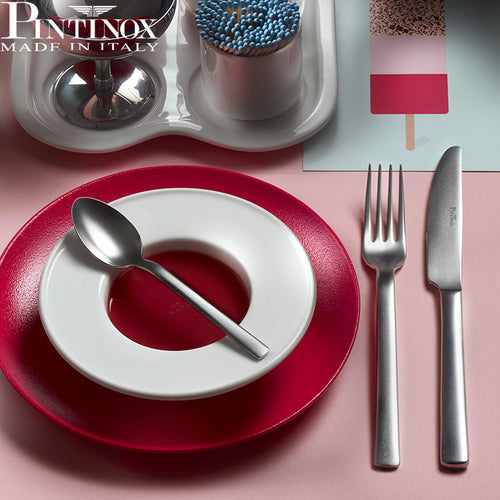 Pintinox Millenium Servizio Posate In Acciaio Inox Set 24 Pz