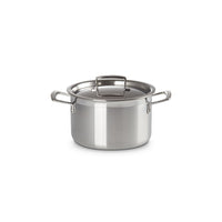 Le Creuset Acciaio Inox Casseruola Alta Con Coperchio In Acciaio Inox