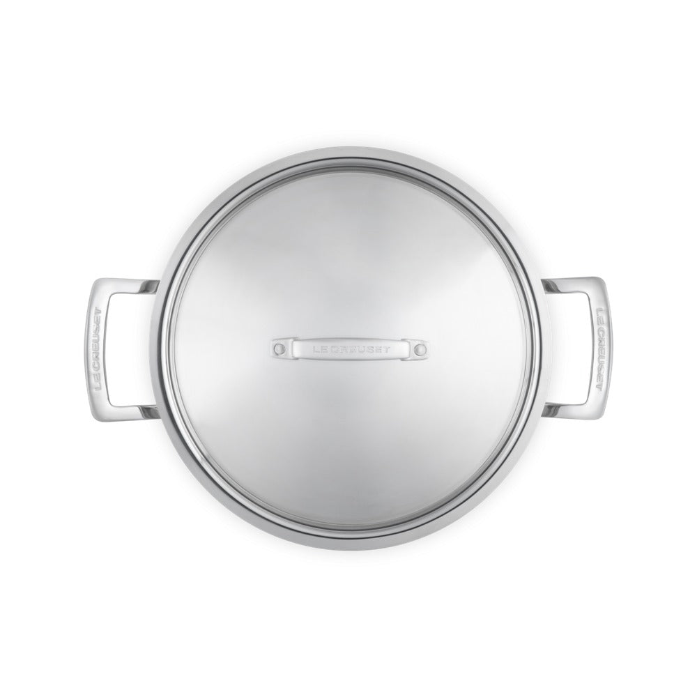 Le Creuset Acciaio Inox Casseruola Alta Con Coperchio In Acciaio Inox