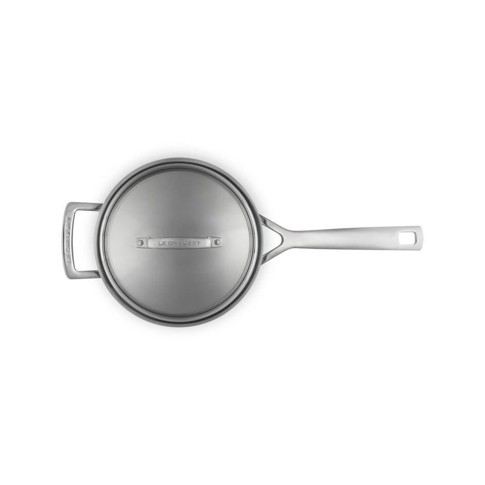 Le Creuset Acciaio Inox Casseruola Con Manico Lungo e Maniglia In Acciaio Inox