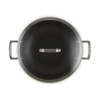 Le Creuset Acciaio Inox Wok Antiaderente In Acciaio Inox Con Coperchio In Vetro